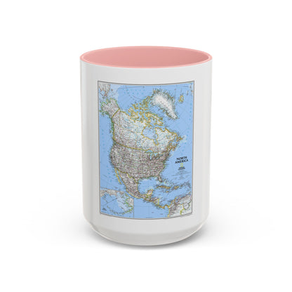 North America (2005) (Map) Accent Coffee Mug