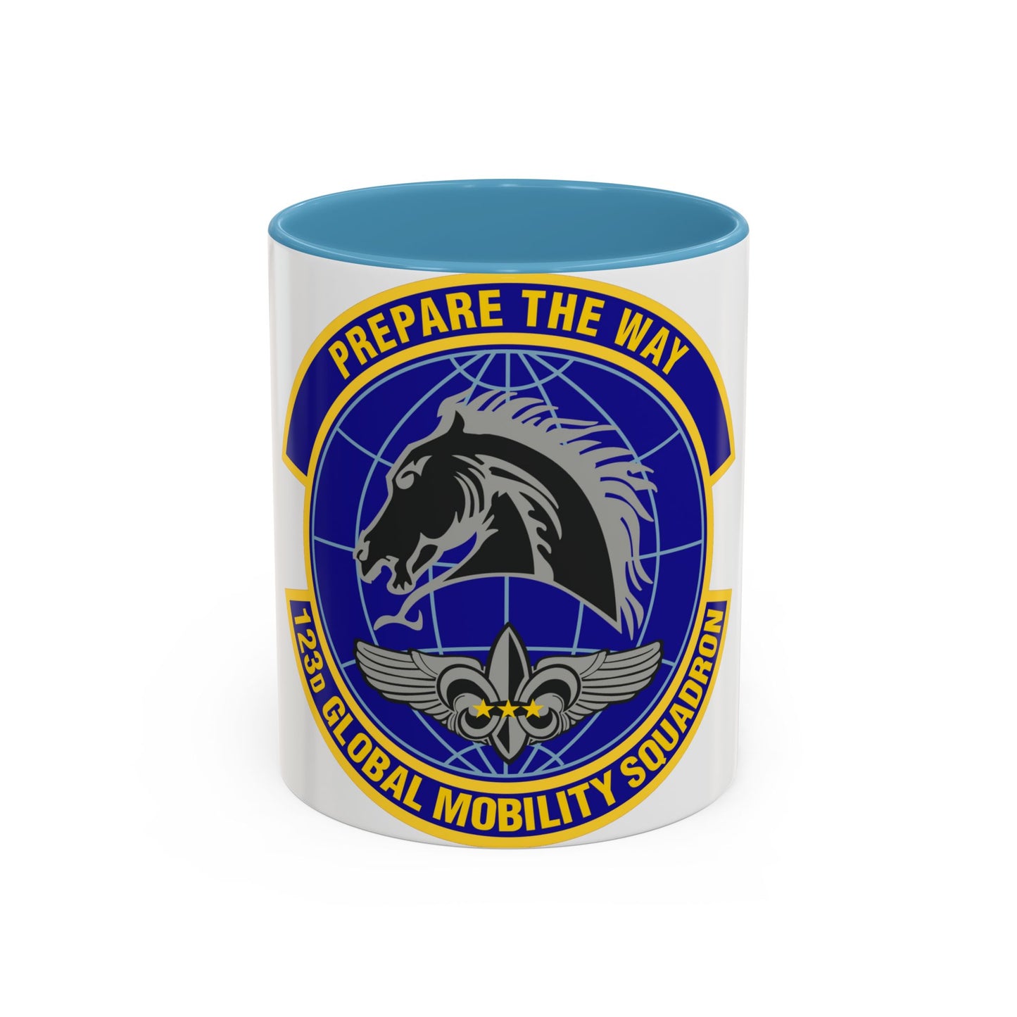 123d Global Mobility Squadron (U.S. Air Force) Accent Coffee Mug