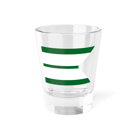 Air Force rank flag of Wing Commander of the Kingdom of Egypt (Egypt) Shot Glass 1.5oz