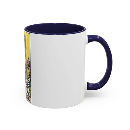 The Chariot (Tarot Card) Accent Coffee Mug-Go Mug Yourself