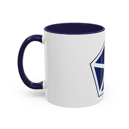 V Corps United States (U.S. Army) Accent Coffee Mug