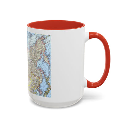 Russia - Eastern Soviet Union (1967) (Map) Accent Coffee Mug