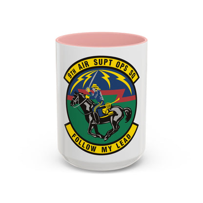 9th Air Support Operations Squadron (U.S. Air Force) Accent Coffee Mug