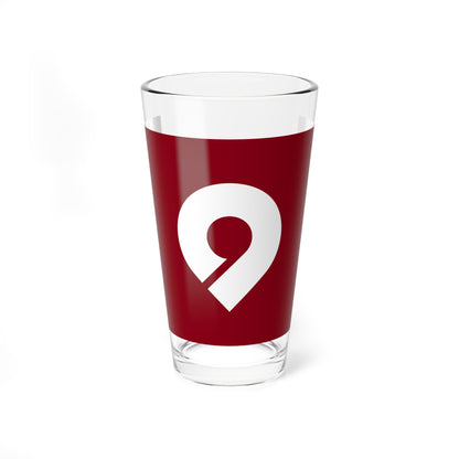 Flag of Tsuchiyama Shiga 1967-2004 (Japan) Pint Glass 16oz