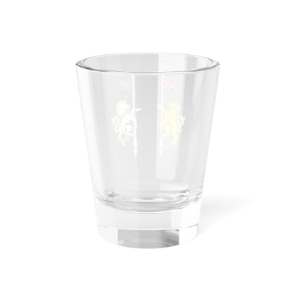 Supporters from the coat of arms of Canada - Shot Glass 1.5oz