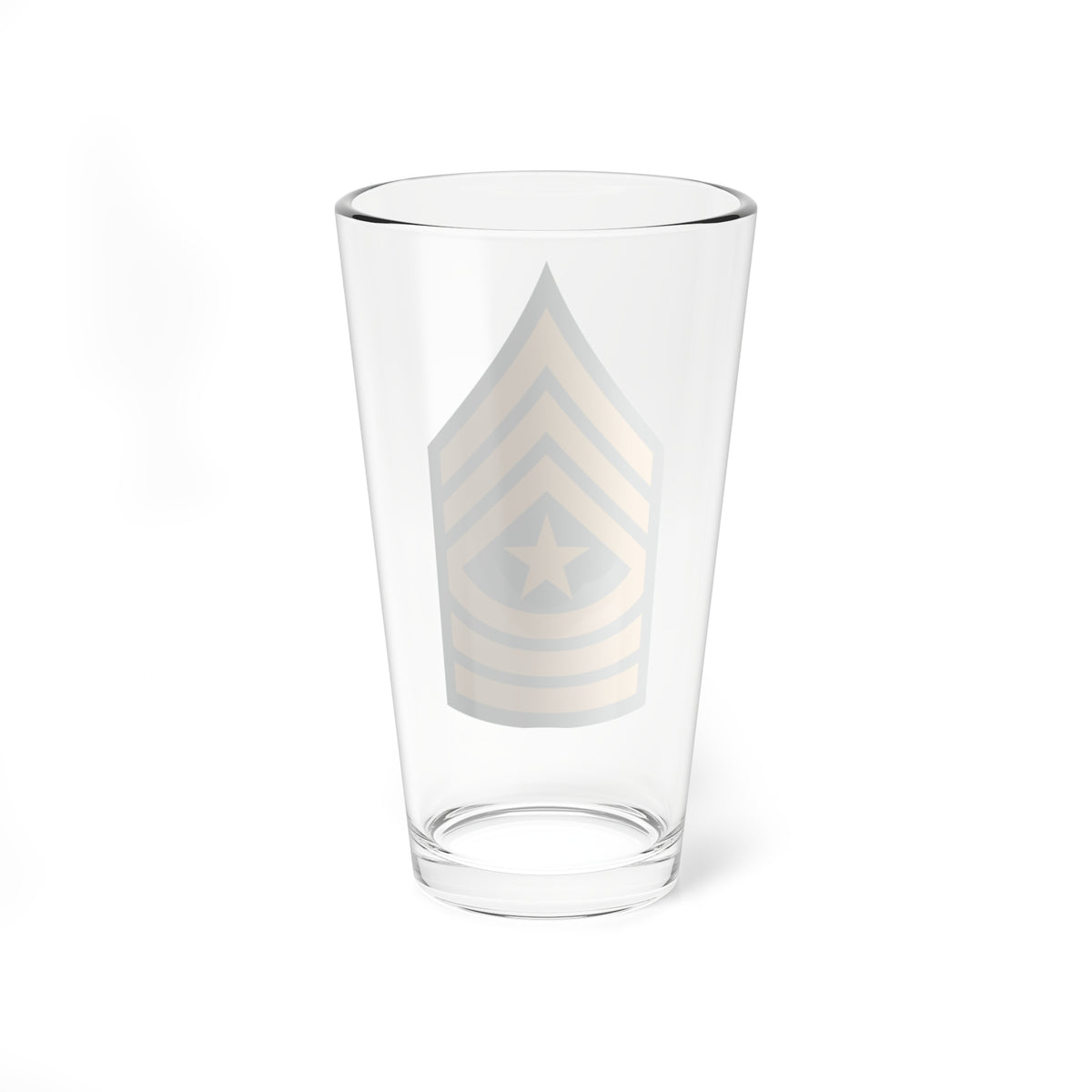 Army USA OR 09c 2015 (United States) (Military Rank) Pint Glass 16oz
