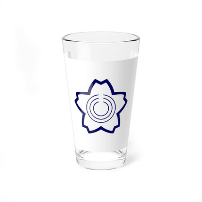 Flag of Sakuragawa Ibaraki 1955-2005 (Japan) Pint Glass 16oz