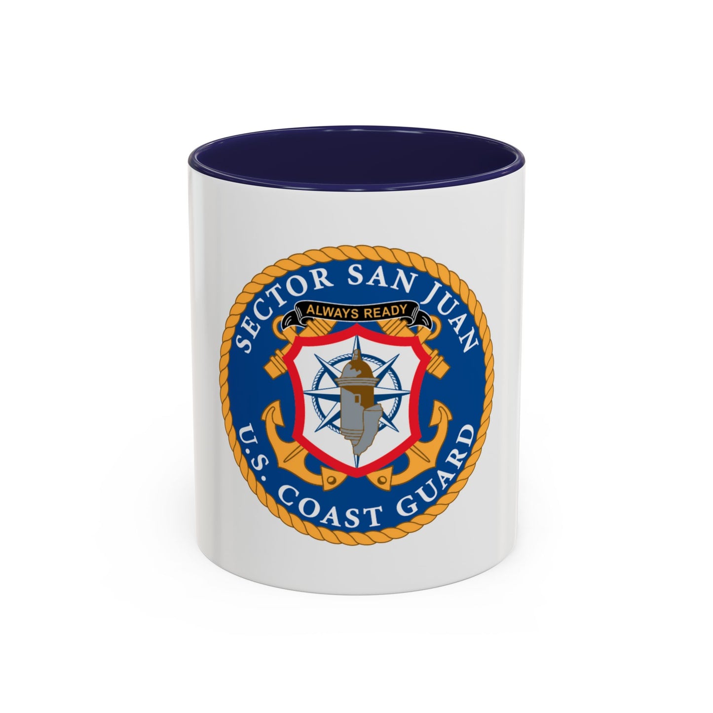 USCG Sector San Juan (U.S. Coast Guard) Accent Coffee Mug
