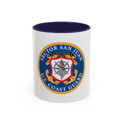 USCG Sector San Juan (U.S. Coast Guard) Accent Coffee Mug