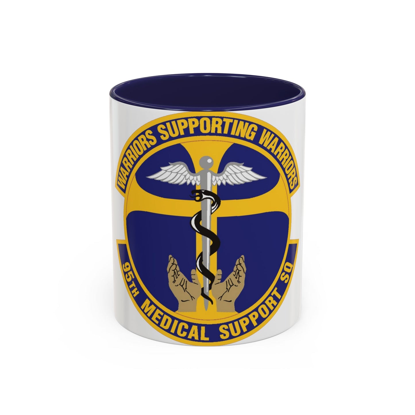 95th Medical Support Squadron (U.S. Air Force) Accent Coffee Mug