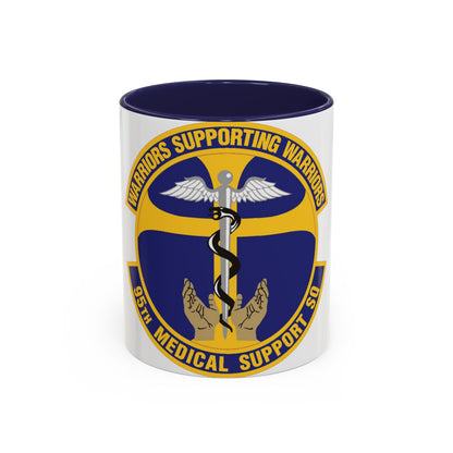 95th Medical Support Squadron (U.S. Air Force) Accent Coffee Mug