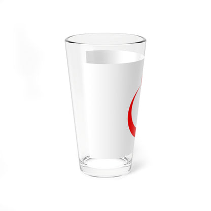 Flag of Manazuru Kanagawa (Japan) Pint Glass 16oz