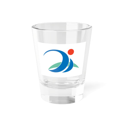 Flag of Miyakojima Okinawa (Japan) Shot Glass 1.5oz