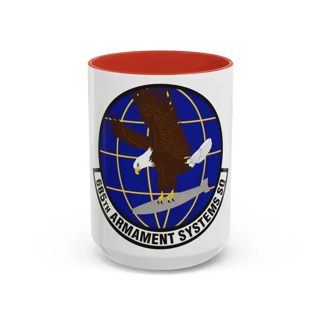 685th Armament Systems Squadron (U.S. Air Force) Accent Coffee Mug 15oz Red - Go Mug Yourself