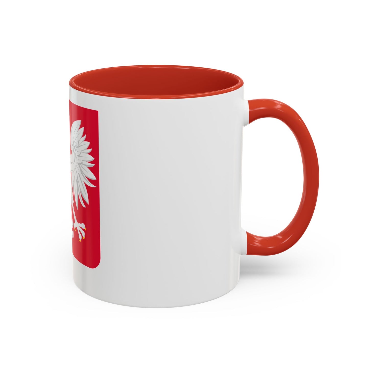 Coat of arms of Poland (1980-1990) - Accent Coffee Mug