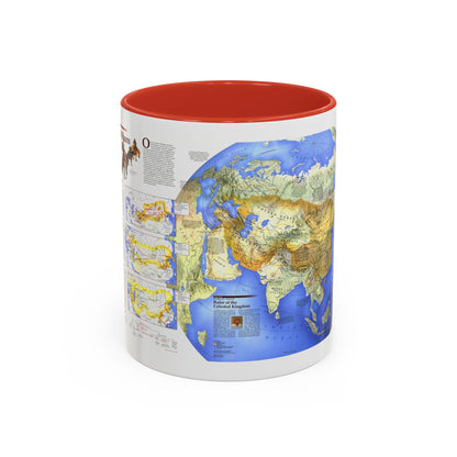 Mongol Khans and Their Legacy (1996) (Map) Accent Coffee Mug