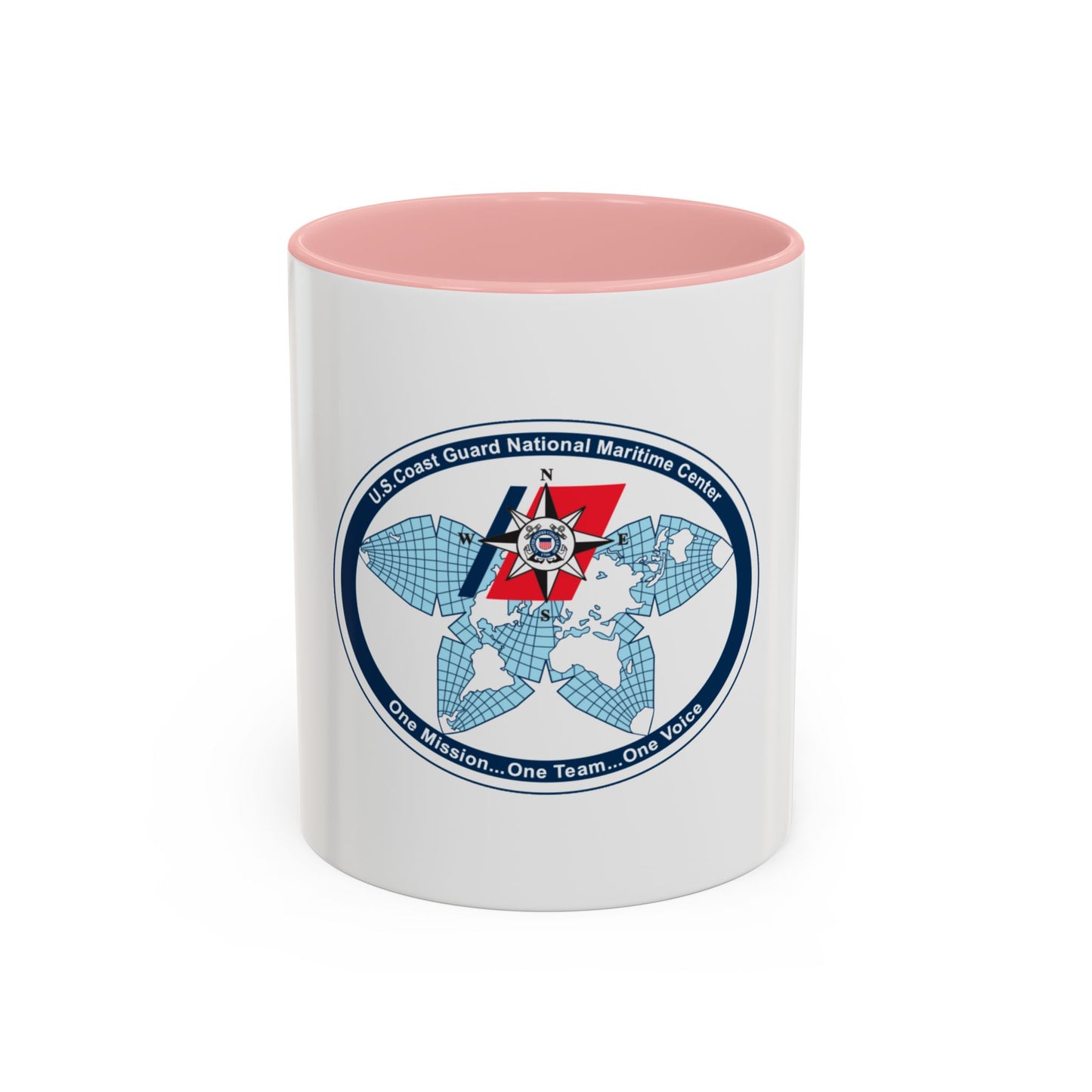 USCG National Matitime Center (U.S. Coast Guard) Accent Coffee Mug