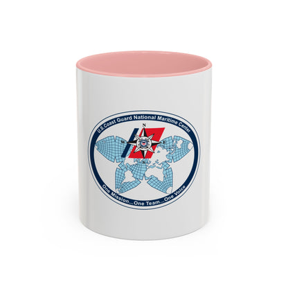 USCG National Matitime Center (U.S. Coast Guard) Accent Coffee Mug