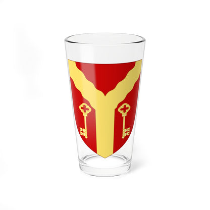 Shield of Cardiff Metropolitan University (United Kingdom) (Coat of Arms) Pint Glass 16oz