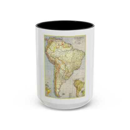 South America (1937) (Map) Accent Coffee Mug