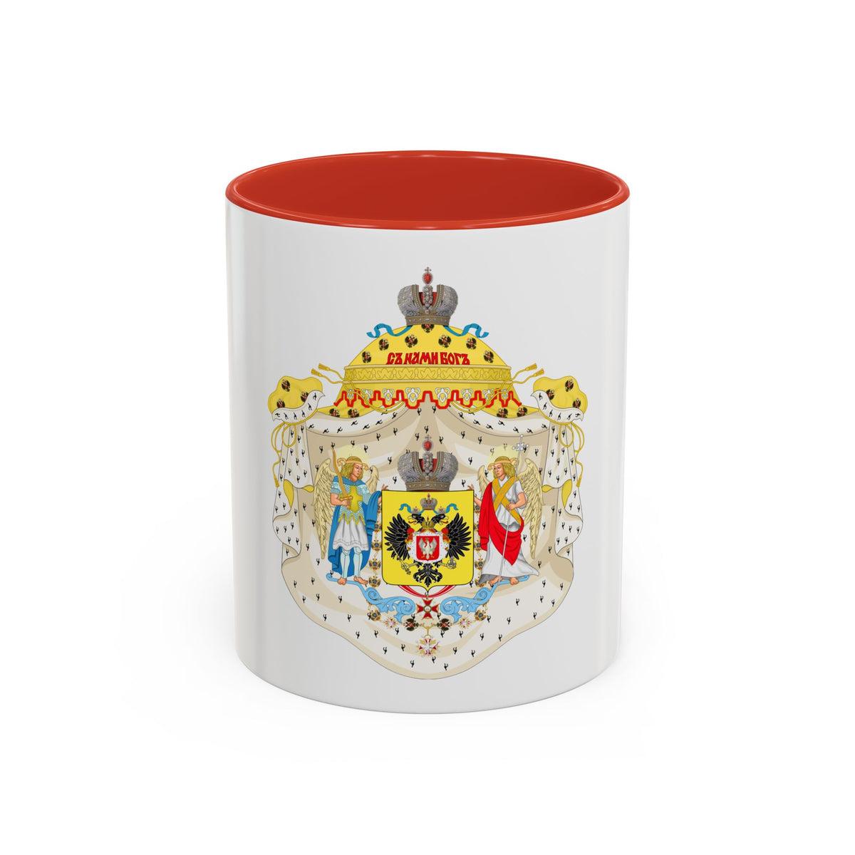 Great Coat of Arms of Congress Poland - Accent Coffee Mug