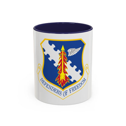 182d Airlift Wing insignia AFD 080128 056 (U.S. Air Force) Accent Coffee Mug