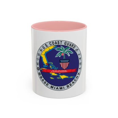 Base Miami Beach (U.S. Coast Guard) Accent Coffee Mug
