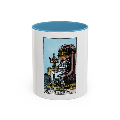 The Queen of Cups (Tarot Card) Accent Coffee Mug