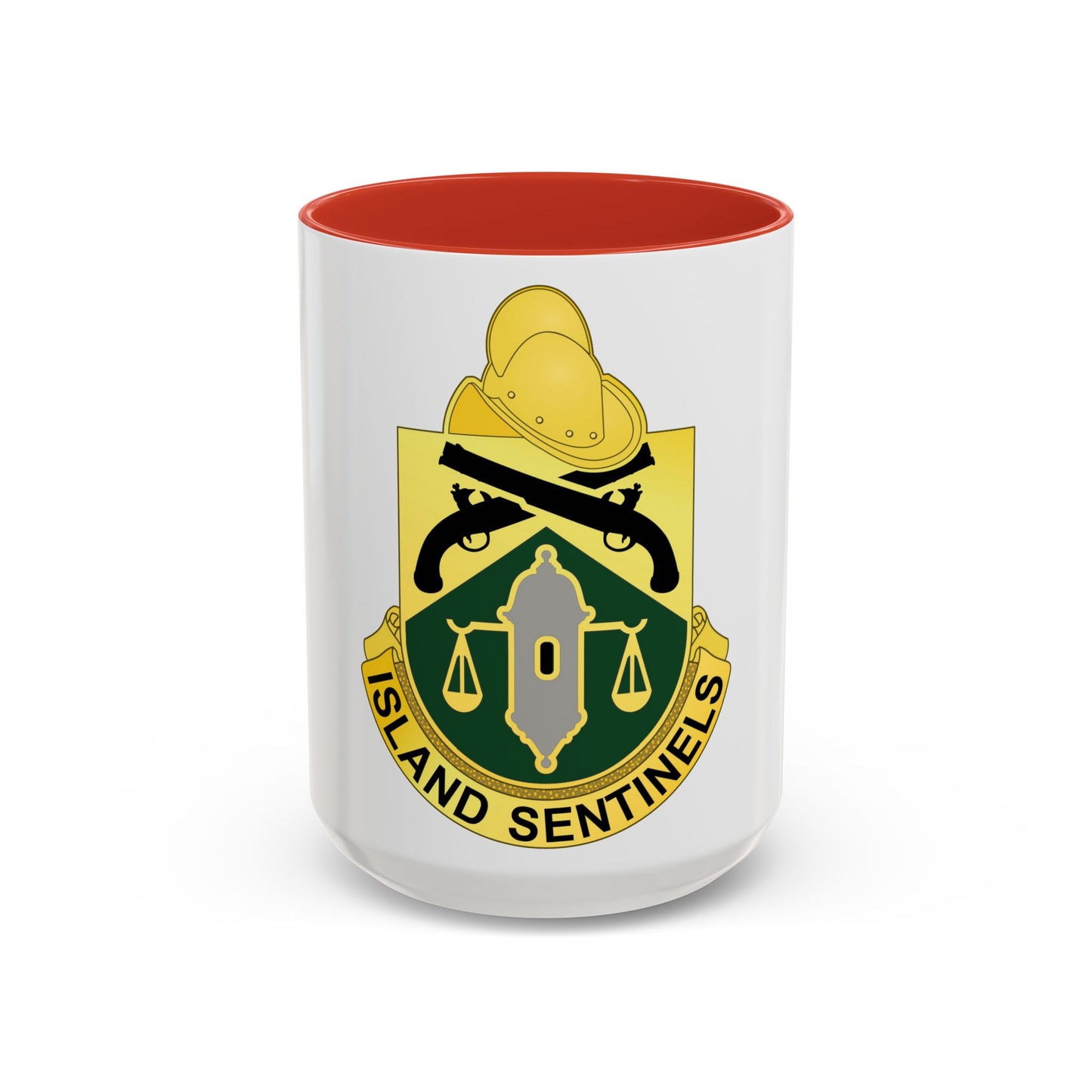 124 Military Police Battalion (U.S. Army) Accent Coffee Mug