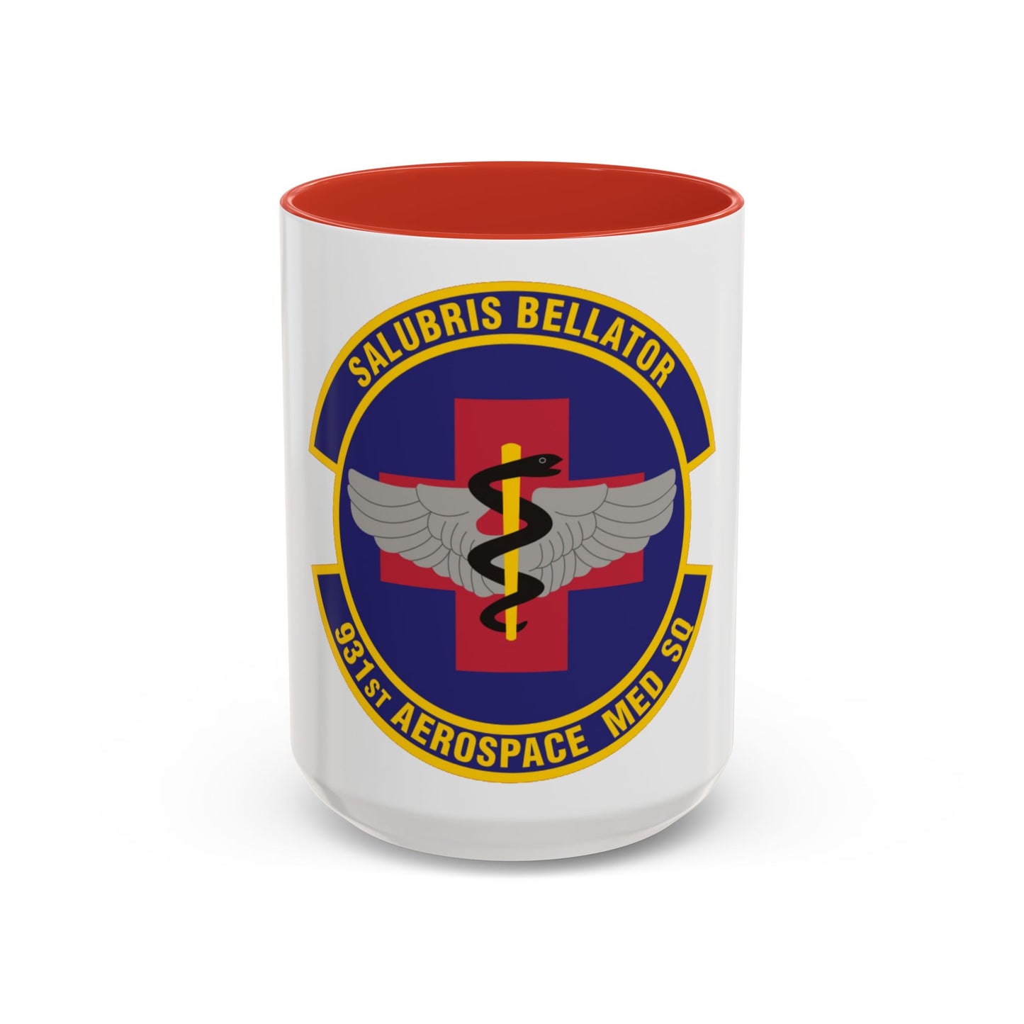 931 Aerospace Medicine Squadron AFRC (U.S. Air Force) Accent Coffee Mug