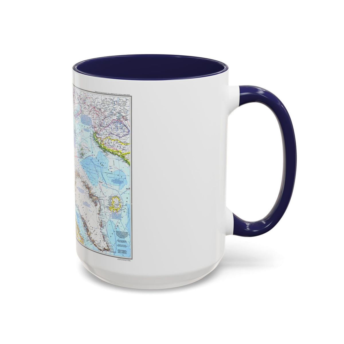Arctic Ocean (1983) (Map) Accent Coffee Mug