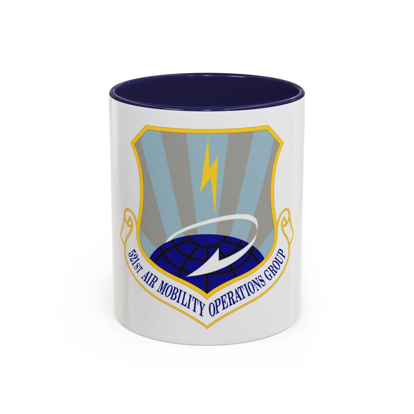 521st Air Mobility Operations Group (U.S. Air Force) Accent Coffee Mug