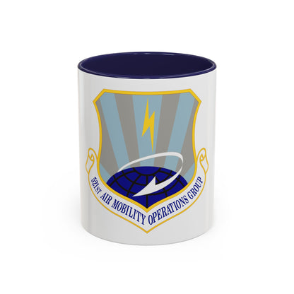 521st Air Mobility Operations Group (U.S. Air Force) Accent Coffee Mug