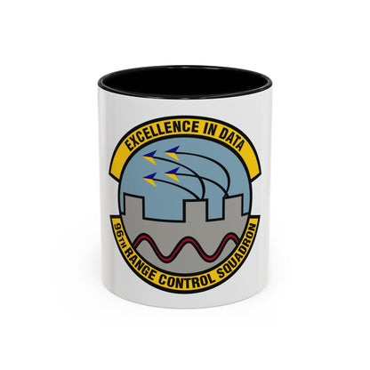 96th Range Control Squadron (U.S. Air Force) Accent Coffee Mug