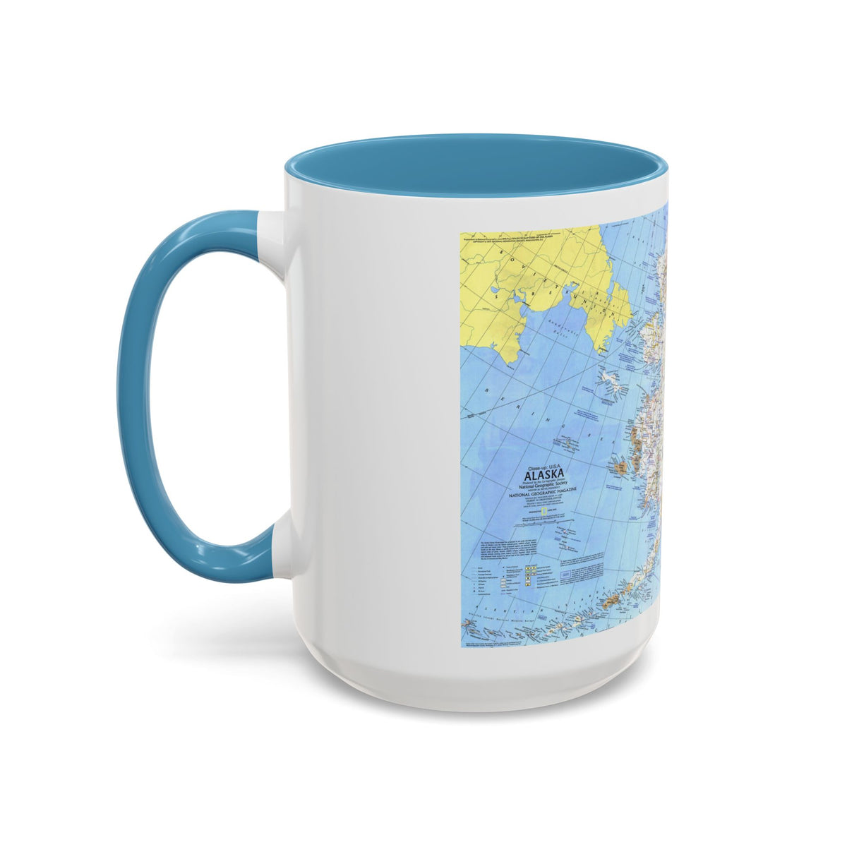 USA - Alaska (1975) (Map) Accent Coffee Mug