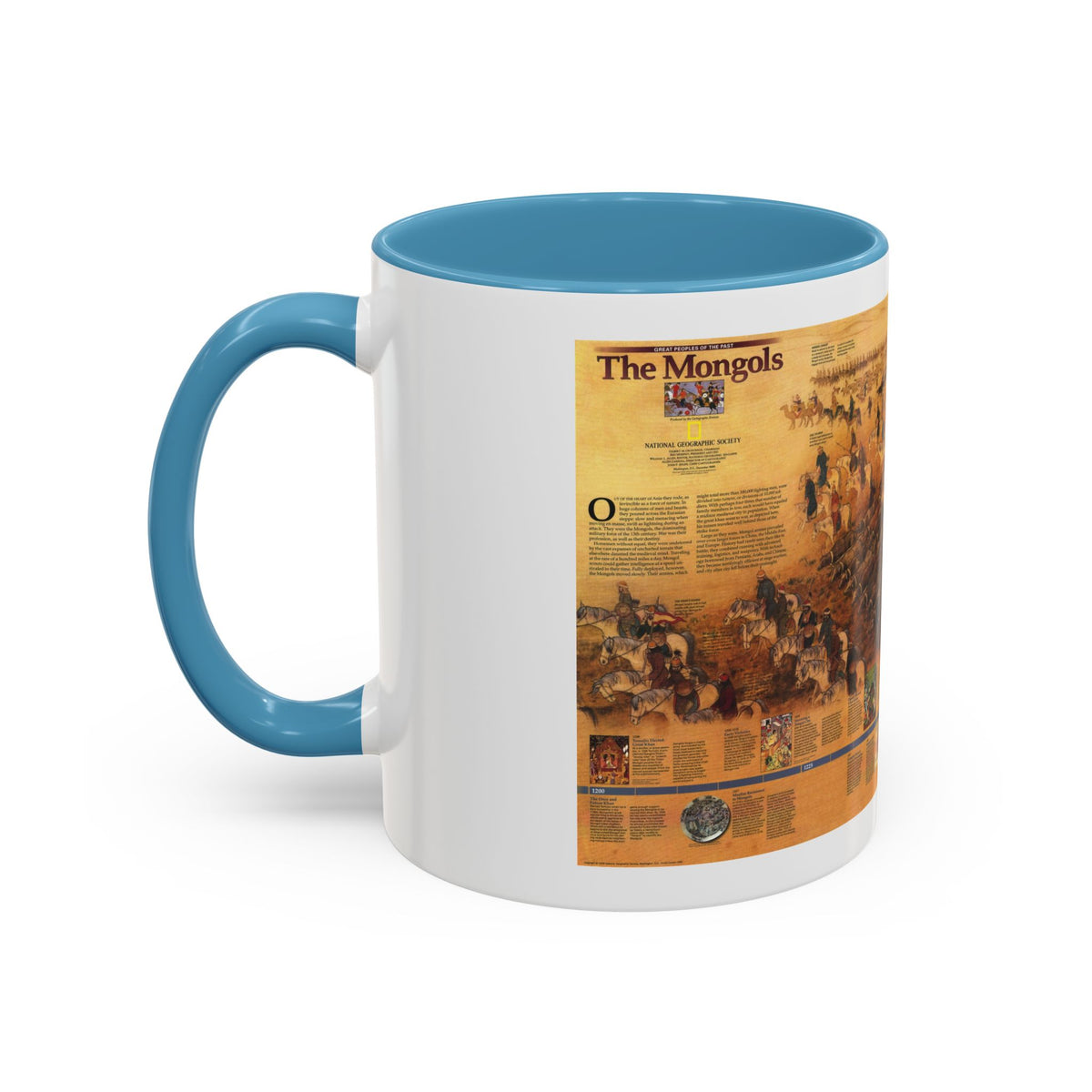 Mongols, The (1996) (Map) Accent Coffee Mug