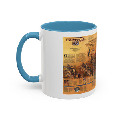 Mongols, The (1996) (Map) Accent Coffee Mug