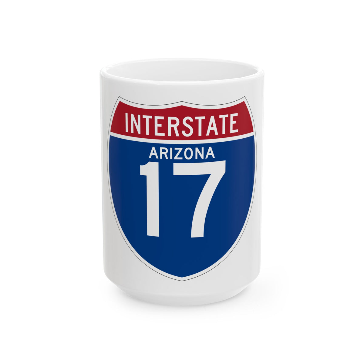 Interstate 17 (U.S. Highways) White Coffee Mug