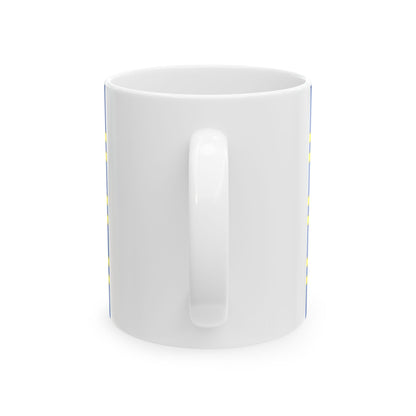 Flag of Territoire de Belfort France 2 - White Coffee Mug-Go Mug Yourself