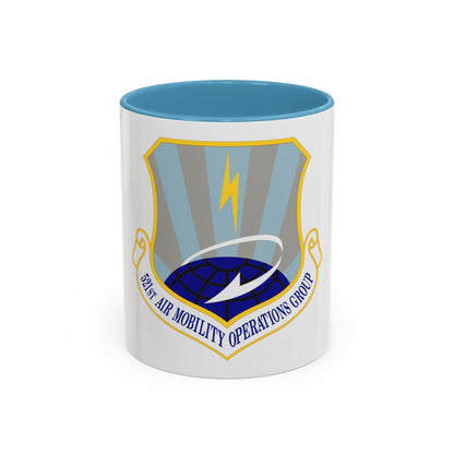 521st Air Mobility Operations Group (U.S. Air Force) Accent Coffee Mug