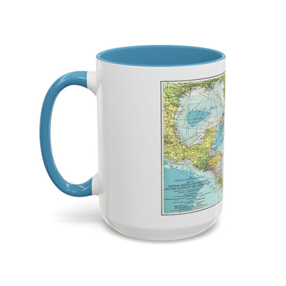 Central America (1913) (Map) Accent Coffee Mug