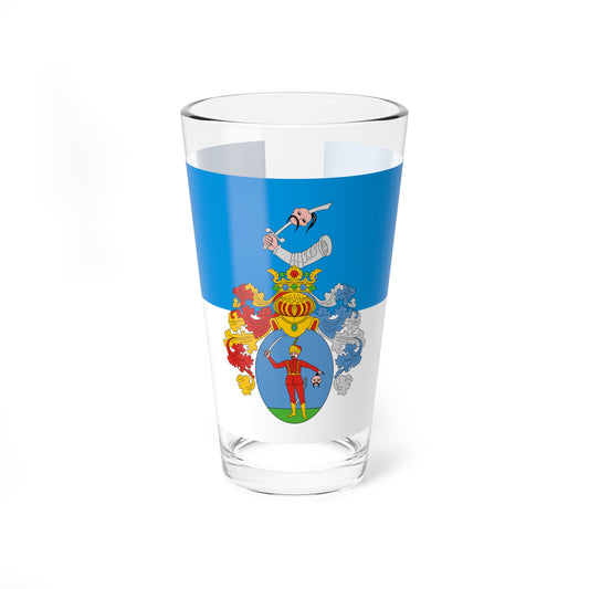 Flag of Hajdunanas (Hungary) Pint Glass 16oz