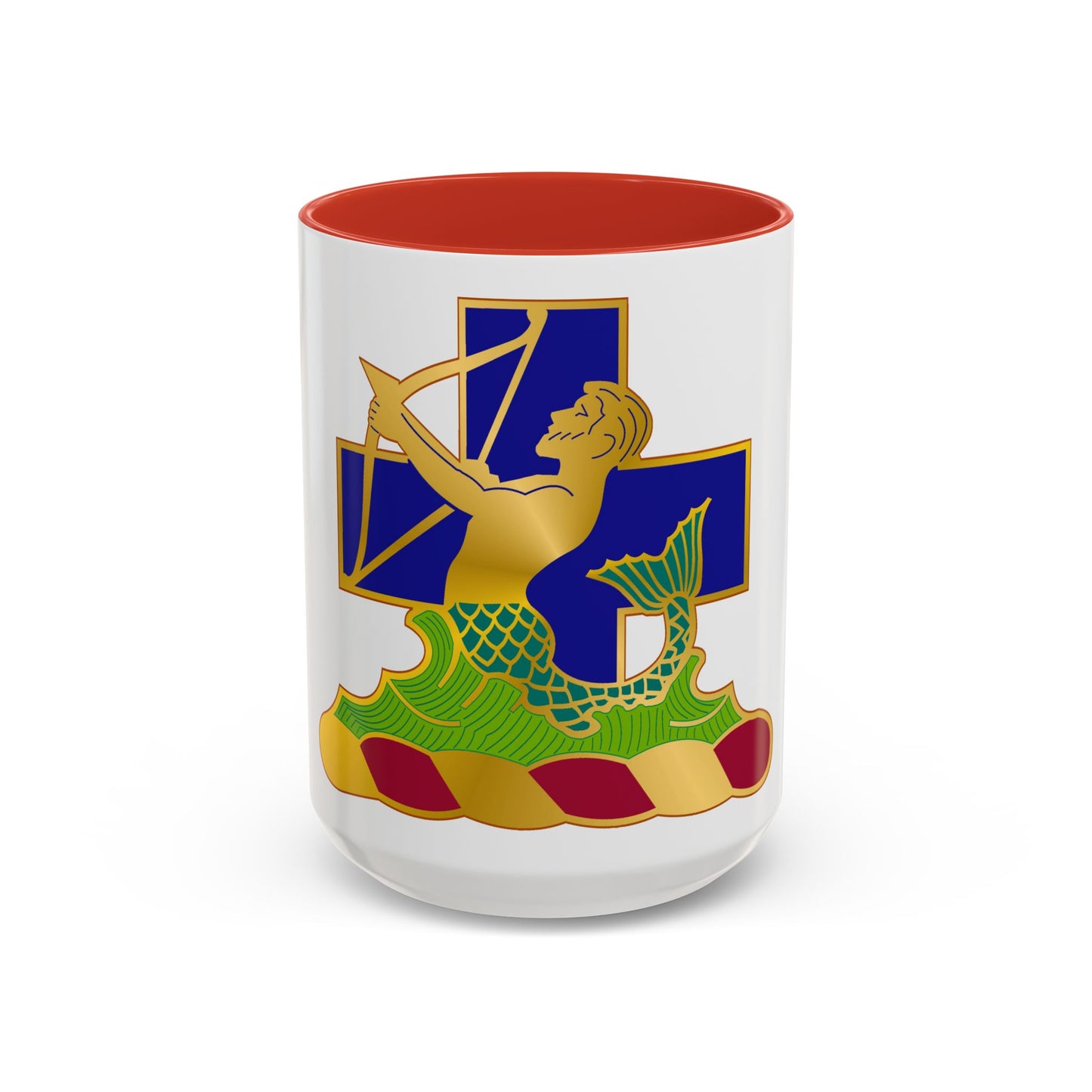 10th Antiaircraft Artillery Automatic Weapons Battalion (U.S. Army) Accent Coffee Mug