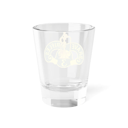 3 Cavalry Regiment 2 (U.S. Army) Shot Glass 1.5oz