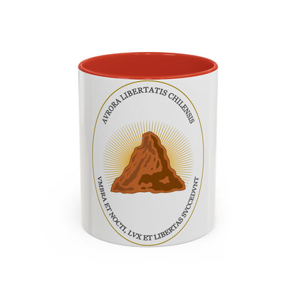 Reverse of the Coat of Arms of Chile (1812-1814) - Accent Coffee Mug