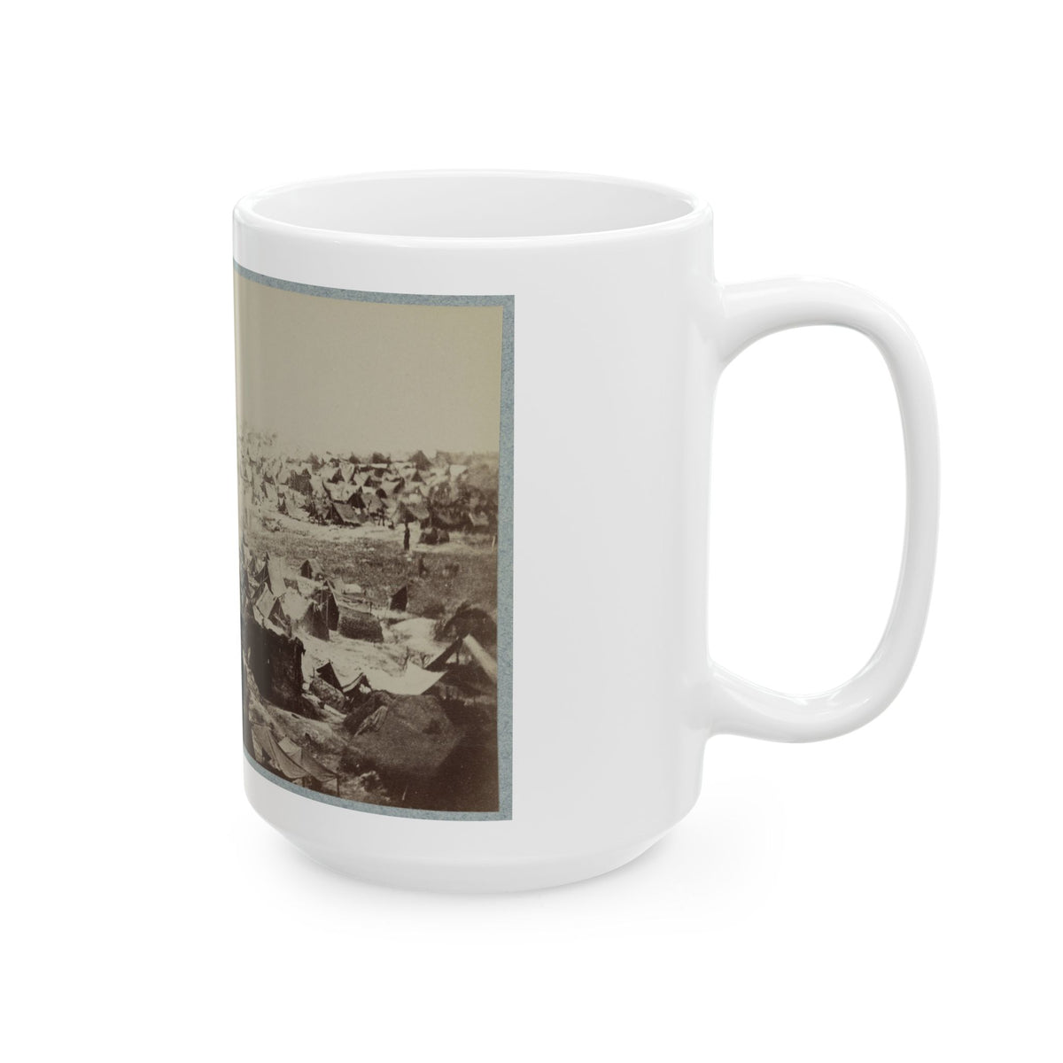 Andersonville Prison, Ga., August 17, 1864. North-West View Of Stockade (U.S. Civil War) White Coffee Mug