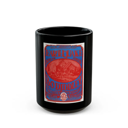 Bo Diddley Poster (Music Poster) Black Coffee Mug-15oz-Go Mug Yourself