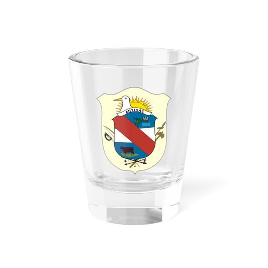 Coat of Arms of Artigas Department, Uruguay - Shot Glass 1.5oz