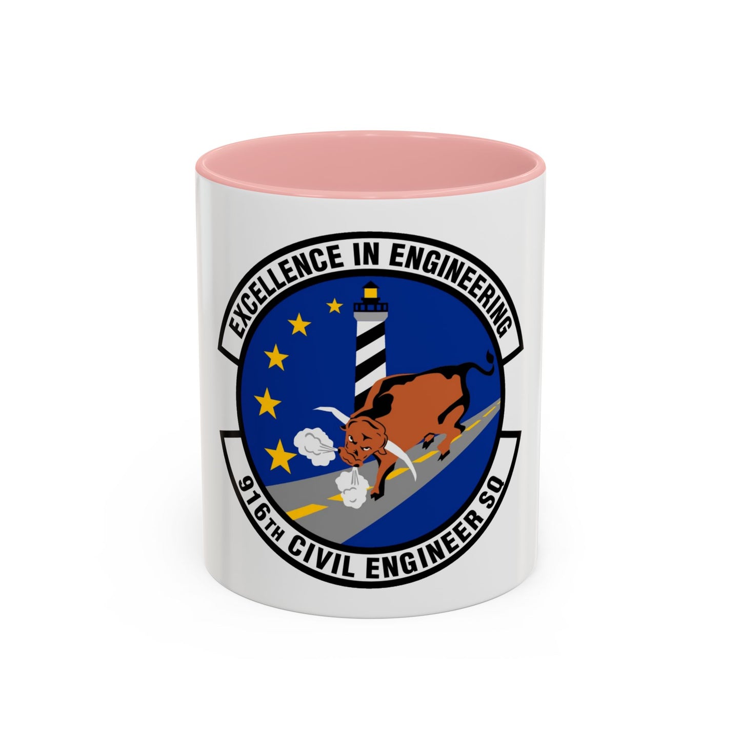 916th Civil Engineer Squadron (U.S. Air Force) Accent Coffee Mug