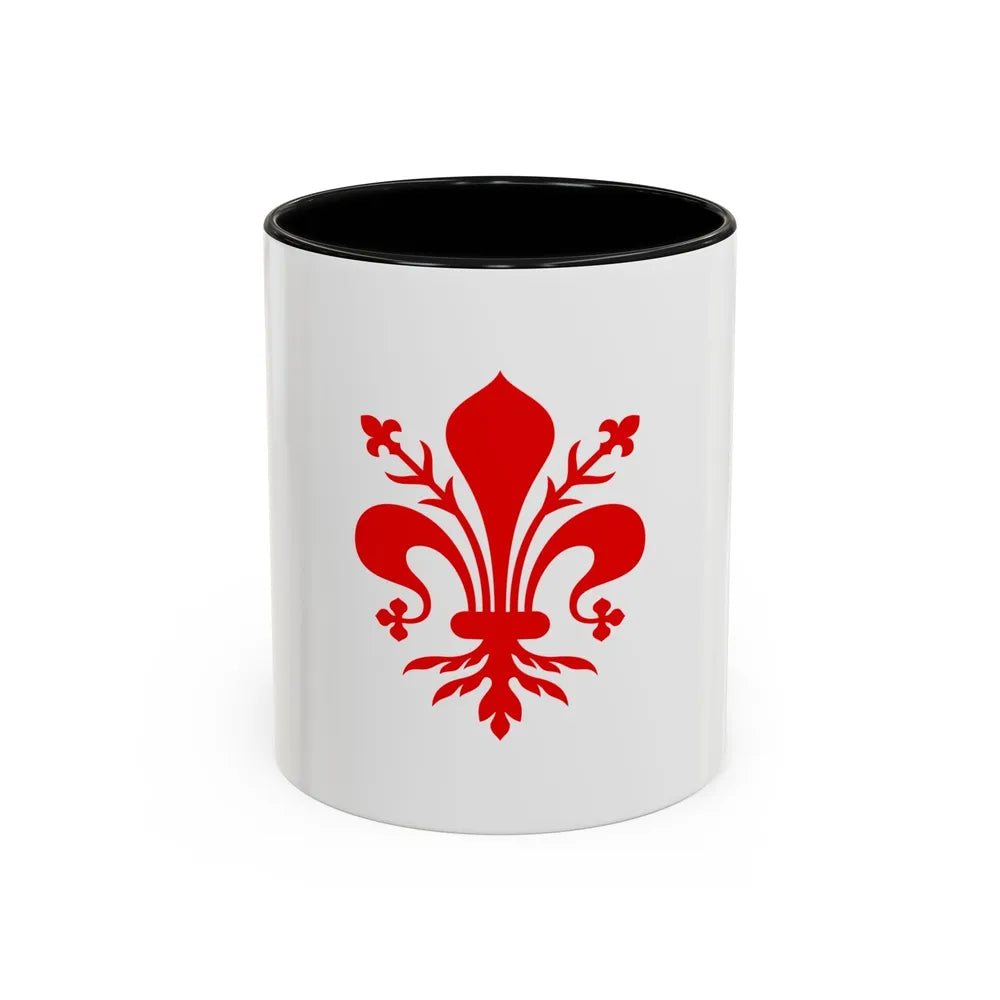 Flag of Florence Italy - Accent Coffee Mug-11oz-Black-Go Mug Yourself